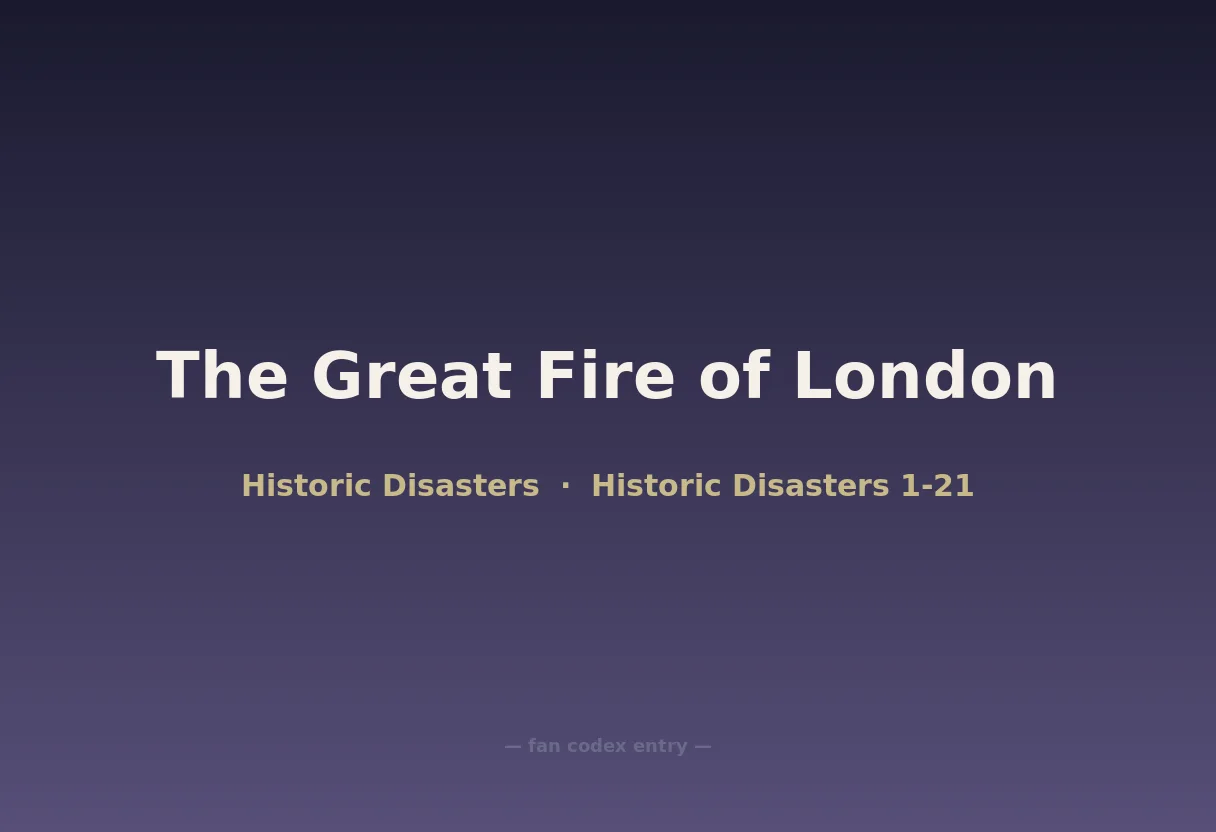 The Great Fire of London